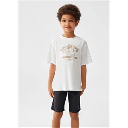 Camiseta estampada algodón -  Niño | MANGO OUTLET España