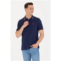 Erkek Lacivert Basic Polo Yaka Tişört