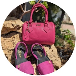 Ab. Zapatos 3106-8 magenta+AB.Z PELLE GLORIA (650) fuxia АКЦИЯ