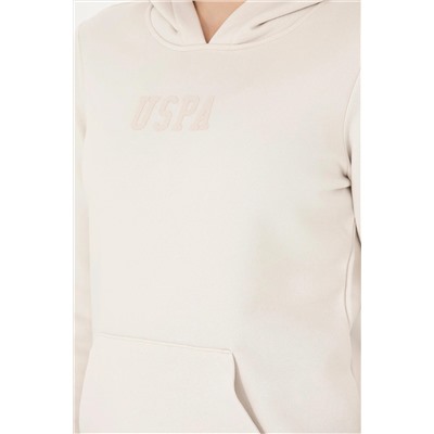 Kadın Taş Kapüşonlu Basic Sweatshirt