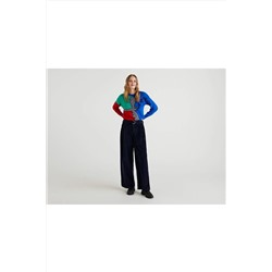 United Colors of Benetton Güvercin Desenli Jcc Tasarım Kazak 122A103ME103O-79R
