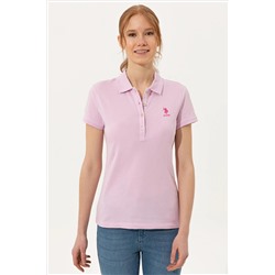 Kadın Manolya Basic Polo Yaka Tişört