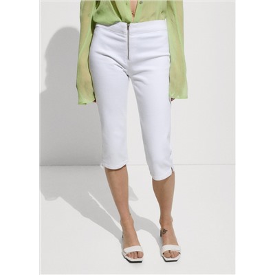 Jeans slim capri cremallera