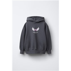 SUDADERA CAPUCHA ESTAMPADO