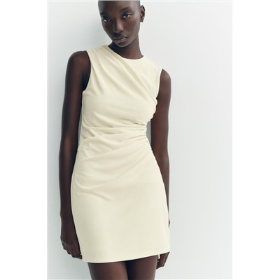 DRAPED SHORT DRESS