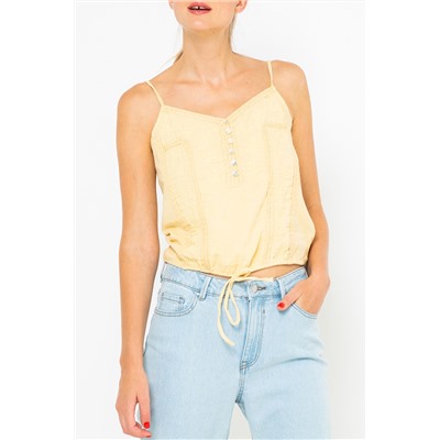 Top Amarillo pastel
