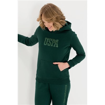 Kadın Yeşil Basic Sweatshirt