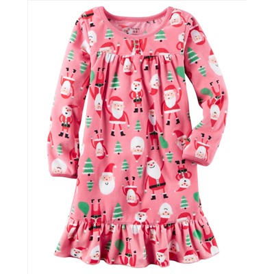 Fleece Christmas Sleep Gown