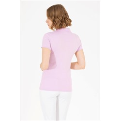 Kadın Manolya Basic Polo Yaka Tişört