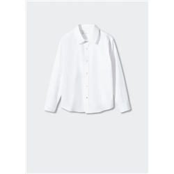 Camisa vestir popelín regular -  Niño | MANGO OUTLET España