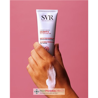 SVR CICAVIT+ CREME MAINS - Protection Invisible 8H, Réparation Accélérée 75 g