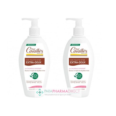 Rogé Cavaillès Soin Toilette Intime Naturel Extra Doux 2x250mlLot  × 2