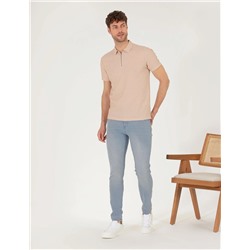 Açık Mavi Slim Fit Jean Pantolon