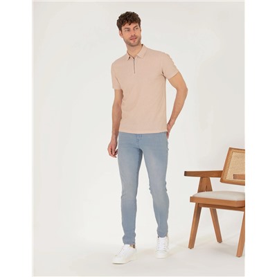Açık Mavi Slim Fit Jean Pantolon