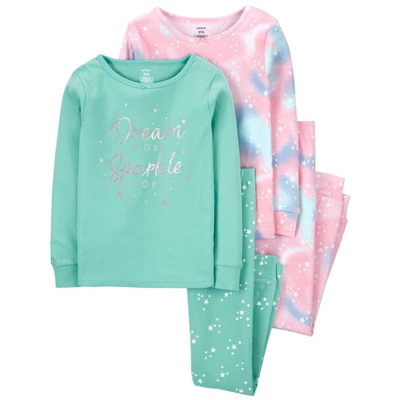 Carter's | Toddler 4-Piece Narwhal 100% Snug Fit Cotton PJs