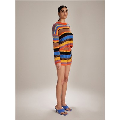 Shorts aus Strukturjersey