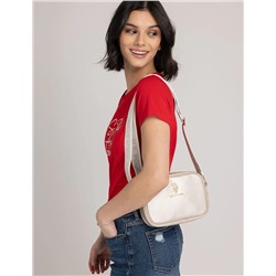 CLASSIC ZIP METALLIC CROSSBODY BAG