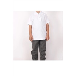 NACAR OKUL VE İŞ KIYAFETLERİ Çocuk Kısa Kollu Polo Yaka Okul Tshirt okul17652
