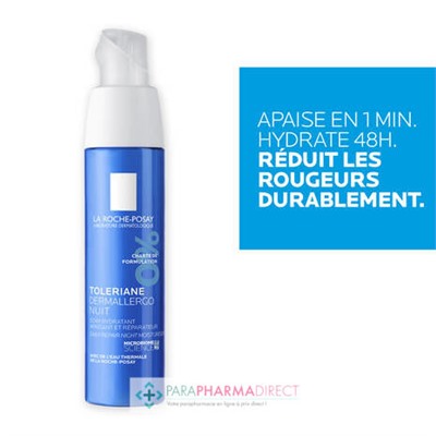 La Roche Posay Tolériane Dermallergo Nuit - Soin Hyrdatant 40ml