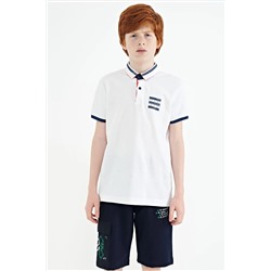 TOMMY LIFE, T13EÇ-11111_01 ERKEK ÇOCUK T-SHİRT POLO YAKA