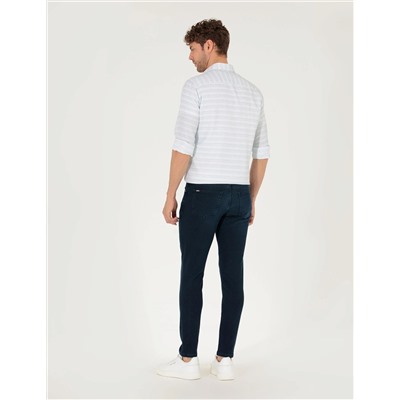 Koyu Lacivert Slim Fit Jean Pantolon