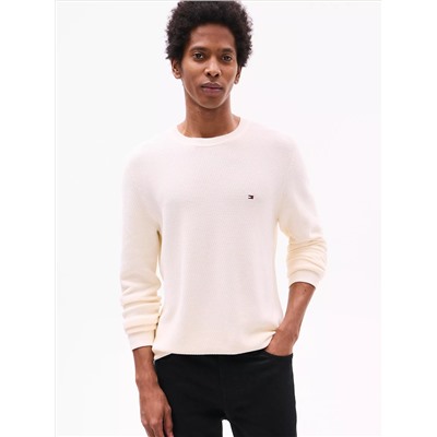 Structured Crewneck Sweater