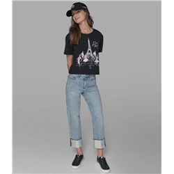 KARL IN PARIS SKETCH LOGO TEE