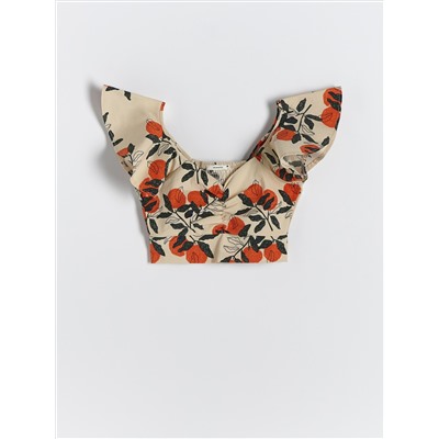 Crop Top aus Jersey