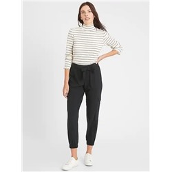Tie-Waist Cargo Jogger