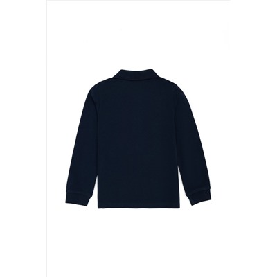 Erkek Çocuk Lacivert Basic Sweatshirt