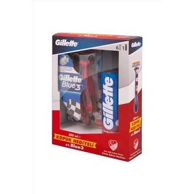 Gillette, Milli Takım Özel Seri Blu3 6 Adet Tıraş Köpüğü 200 ml