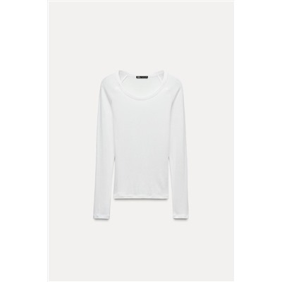 VISCOSE LONG SLEEVE T-SHIRT