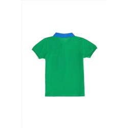 Erkek Çocuk Yeşil Polo Yaka Tişört