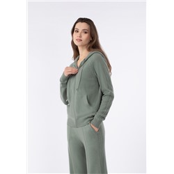 W24-00CH0114 Джемпер на молнии с капюшоном