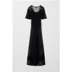 CROCHET KNIT DRESS KATE MOSS X ZARA