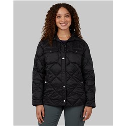 WOMEN'S LIGHTWEIGHT POLY-FILL SHIRT JACKET