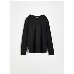 Sweatshirt mit V-Ausschnitt