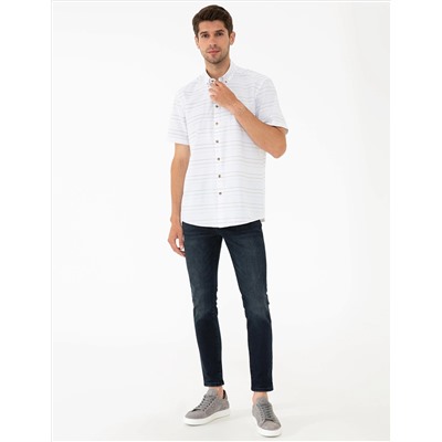 Haki Regular Fit Kısa Kollu Gömlek