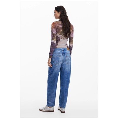 Camiseta manga larga bosque otoñal