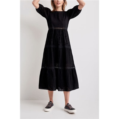Vestido boho bordados