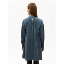 Платье мини с бантом из экологичного модала