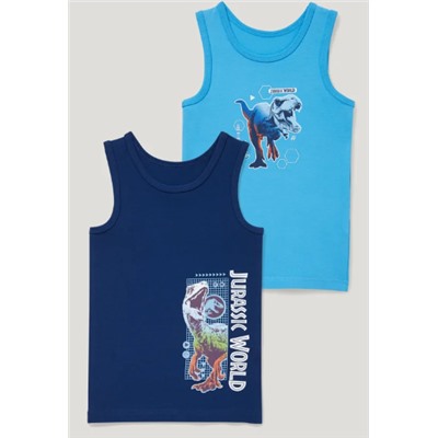 Multipack 2er - Jurassic World - Singlet - Bio-Baumwolle