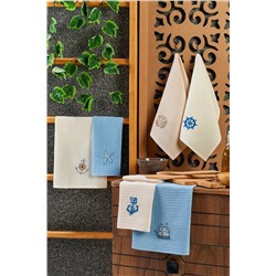 Casnack 6'lı Mutfak Havlusu Alaçatı Seti 40x60 Peçete Model