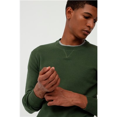 Sudadera Caqui