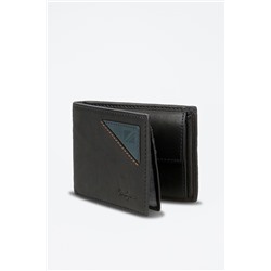Cartera de piel Striking Negro