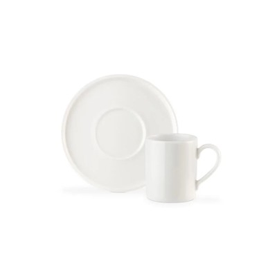 Dory 6 Kişilik 12 Parça Kahve Fincan Takımı - Beyaz - 110 ml
