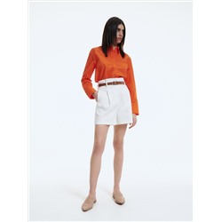 Shorts mit Gürtel
