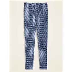 Mid-Rise Printed Jersey Leggings for Women