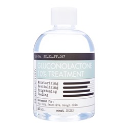 Derma Factory Gluconolactone 10% Treatment Очищающая эссенция-тонер для лица с глюконолактоном 250мл