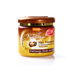 Маска  для лечения волос с Макадамией от Lolane Natura 500 ml/NATURA hair treatment macadamia butter 500 ml/
